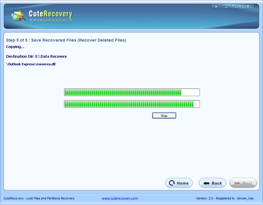 Deleted File Recovery - Save Recovered Files